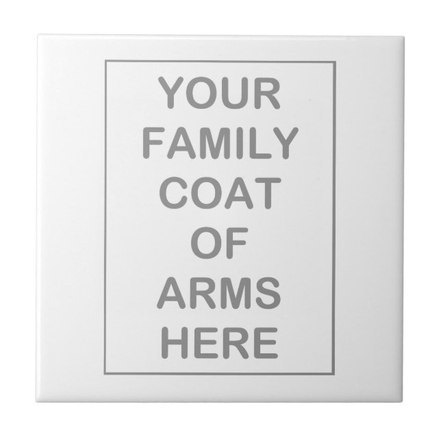 De Cerâmica Azulejo da brasão (Frente)