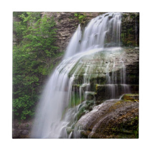 De Cerâmica Azulejo da cachoeira