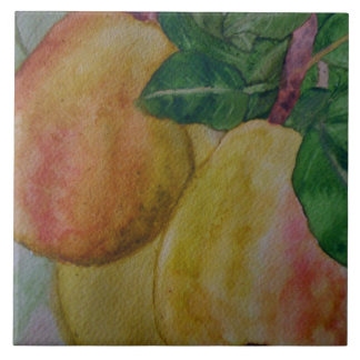 De Cerâmica azulejo da cozinha com aguarela original