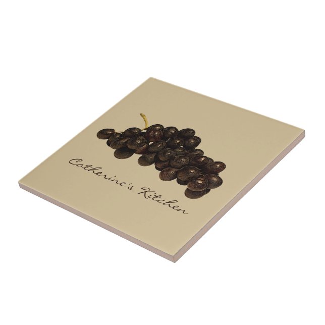 De Cerâmica Azulejo da cozinha das uvas (Lateral)