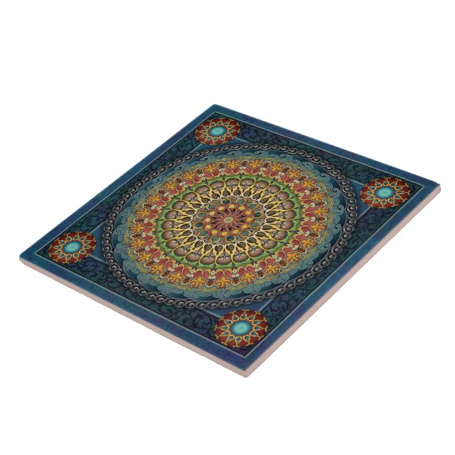 De Cerâmica Azulejo da fantasia da mandala (Lateral)
