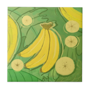 De Cerâmica Azulejo da fruta: Bananas