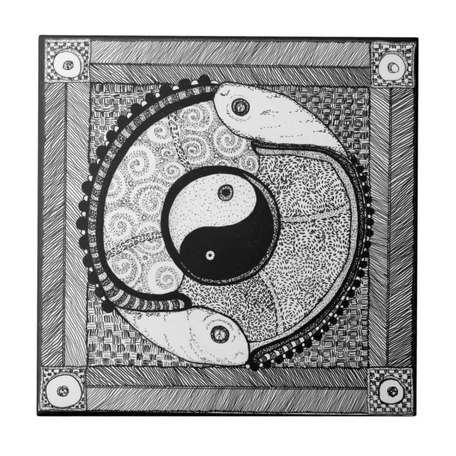 De Cerâmica Azulejo da harmonia (Frente)