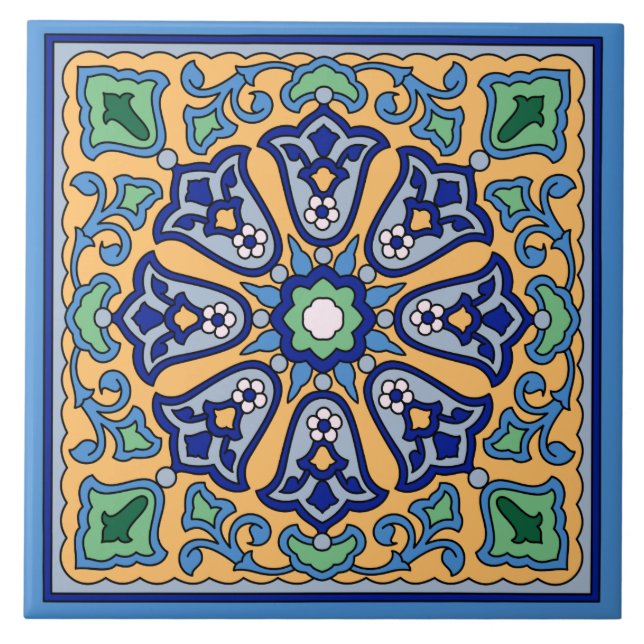 De Cerâmica Azulejo da Ilha Vintage Catalina (Frente)