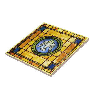 De Cerâmica Azulejo da janela da pomba da paz