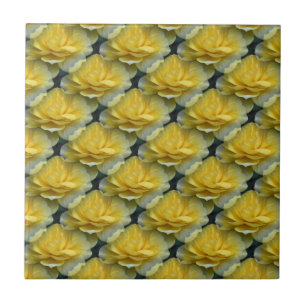De Cerâmica Azulejo da Natureza das Rosas Amarelas