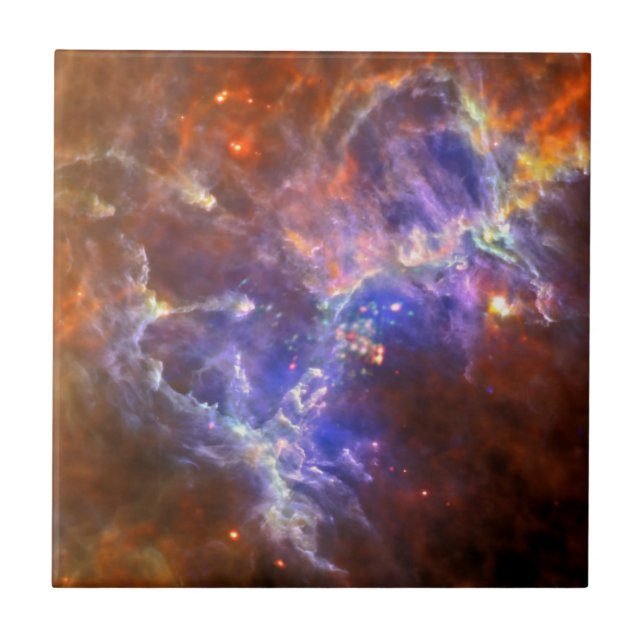 De Cerâmica Azulejo da Nebula da Águia (Frente)