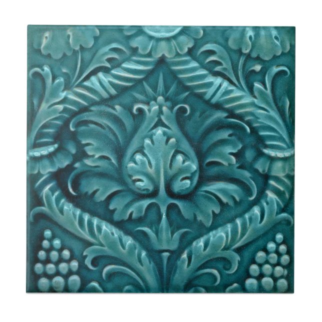 De Cerâmica Azulejo da reprodução da antiguidade do (Frente)