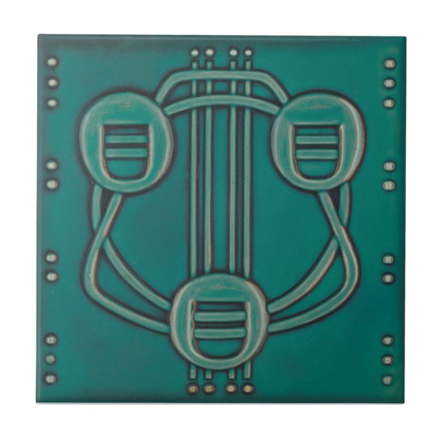 De Cerâmica Azulejo da reprodução da antiguidade do (Frente)