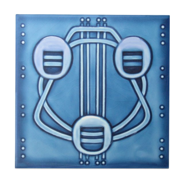 De Cerâmica Azulejo da reprodução da antiguidade do (Frente)