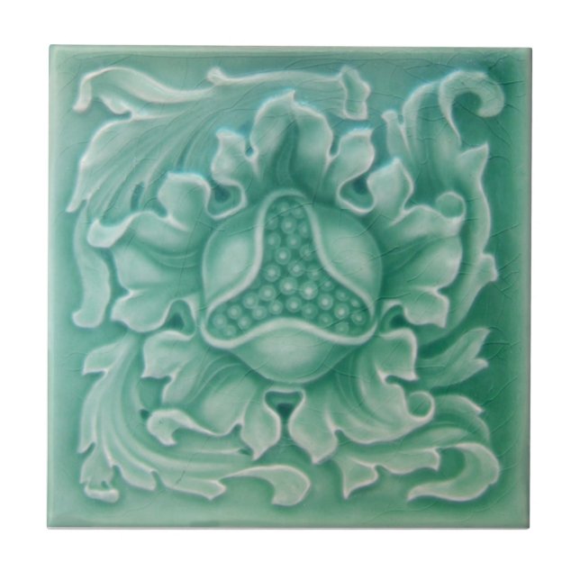 De Cerâmica Azulejo da reprodução da antiguidade do (Frente)
