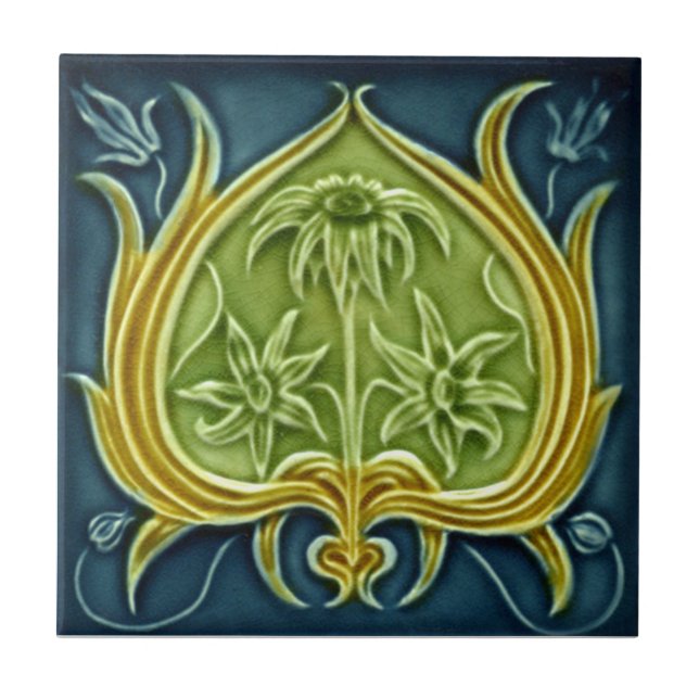 De Cerâmica Azulejo da reprodução da antiguidade do Victorian (Frente)