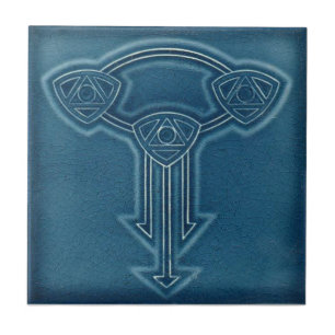 De Cerâmica Azulejo da reprodução do art deco AD042
