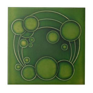 De Cerâmica Azulejo da reprodução do art deco AD053