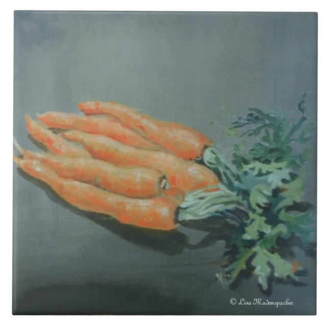 De Cerâmica Azulejo das cenouras (Frente)