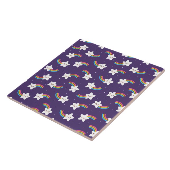 De Cerâmica Azulejo das Estrelas do Arco-Íris (Lateral)