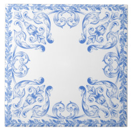 De Cerâmica Azulejo decorativo azul claro