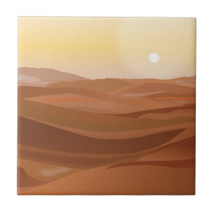 De Cerâmica Azulejo Decorativo da Paisagem do Deserto