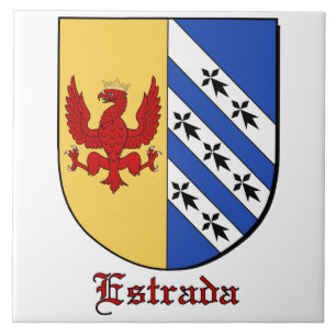 De Cerâmica Azulejo decorativo Estrada Familt Shield