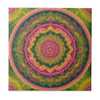De Cerâmica Azulejo Decorativo Mandala