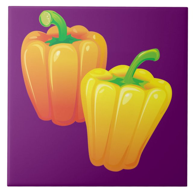 De Cerâmica Azulejo Decorativo Pepper (Frente)