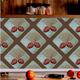 De Cerâmica Azulejo Decorativo Ponderosa Pinecone
