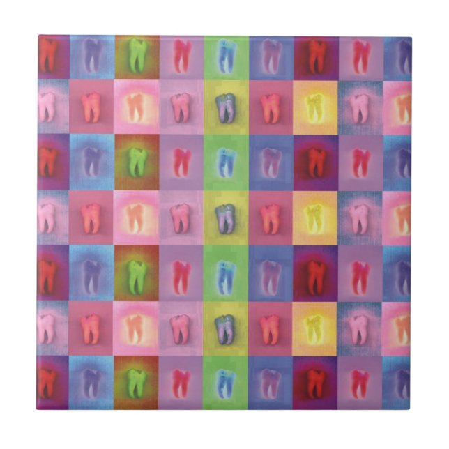 De Cerâmica Azulejo Dentista (Frente)