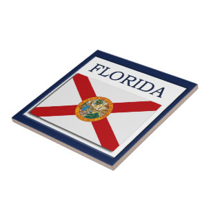 De Cerâmica Azulejo Design Flag da Florida