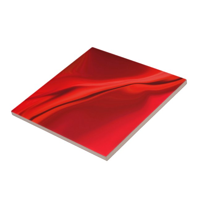 De Cerâmica Azulejo Design Vermelho Suave (Lateral)