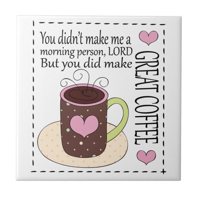 De Cerâmica Azulejo do café do divertimento (Frente)