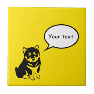 De Cerâmica Azulejo do Cão Chinês Shiba Inu 2018