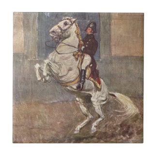 De Cerâmica Azulejo do cavalo do adestramento