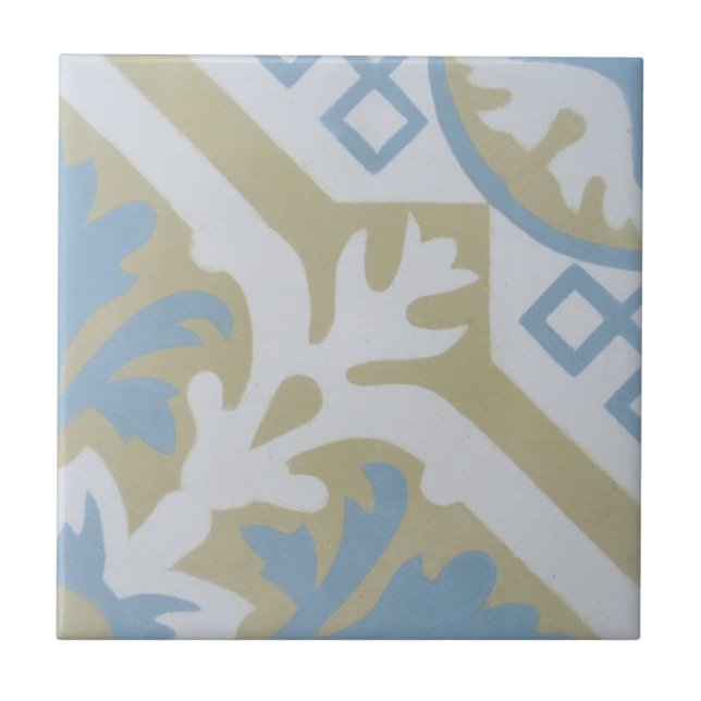 De Cerâmica Azulejo do cimento do Encaustic da reprodução em (Frente)