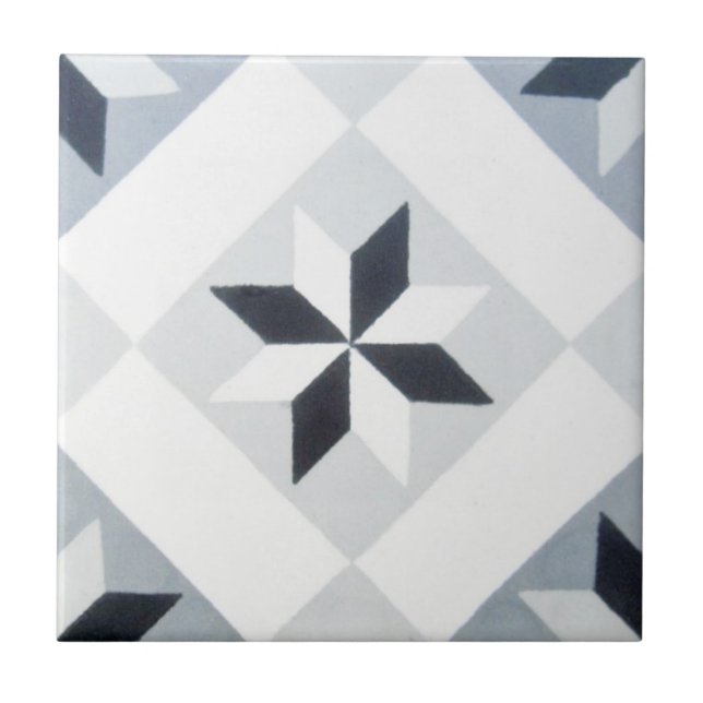 De Cerâmica Azulejo do cimento do Encaustic da reprodução em (Frente)