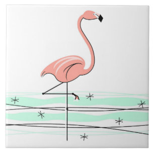 De Cerâmica Azulejo do flamingo