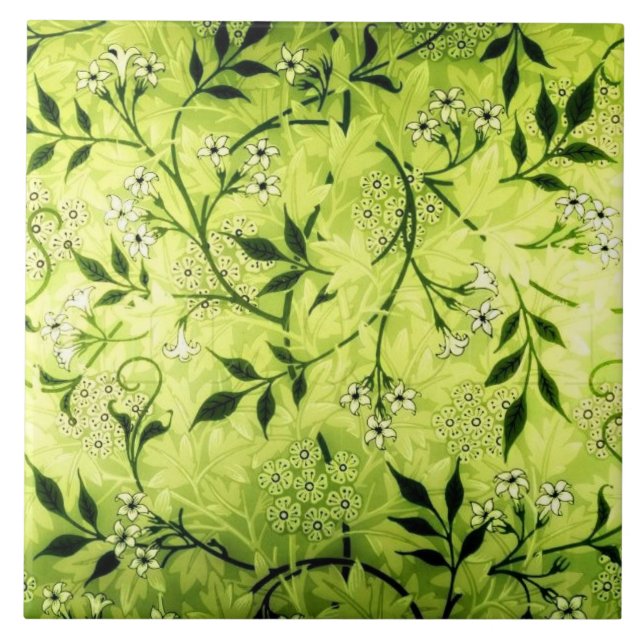 De Cerâmica Azulejo do jasmim (Frente)