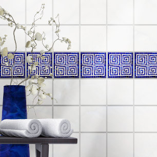 De Cerâmica Azulejo do Mosaico Quebrado pelo Meander Chave Gre