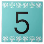 De Cerâmica Azulejo do número atômico<br><div class="desc">Azulejo do número atômico ou da letra - azul no branco com beira de uma impressora. Para sinais, ou números do endereço.</div>