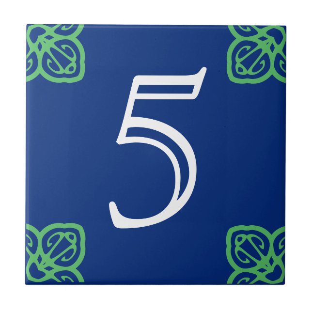 De Cerâmica Azulejo do Número da Casa Espanhola (Frente)