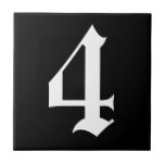 De Cerâmica Azulejo do número gótico<br><div class="desc">Azulejos de números góticos.</div>