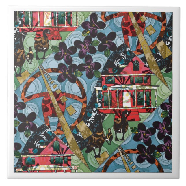 De Cerâmica Azulejo do rio Niagara (Frente)