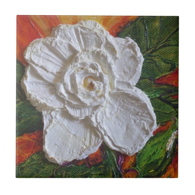 De Cerâmica Azulejo do rosa branco (Frente)