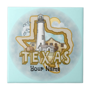 De Cerâmica Azulejo do Texas Lighthouse