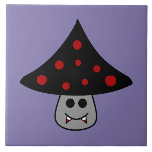 De Cerâmica Azulejo do vampiro do cogumelo