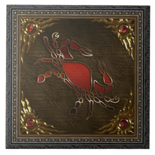 De Cerâmica Azulejo do zodíaco - cancer