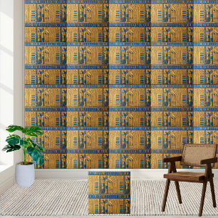 De Cerâmica Azulejo dos Hieroglifos e Números do Antigo Egito