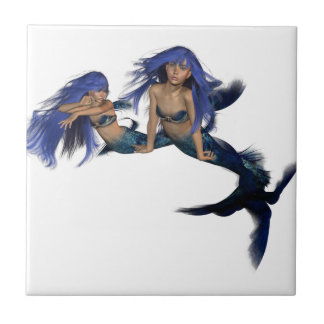 De Cerâmica Azulejo dos pares da sereia