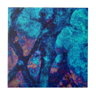 De Cerâmica Azulejo Dourado Azul