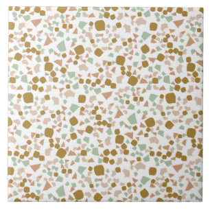 De Cerâmica Azulejo Dourado Moderno e Simples Terrazzo