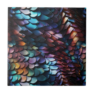 De Cerâmica Azulejo Dragon Scales